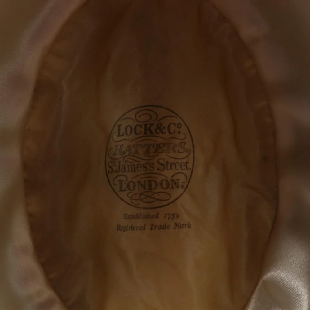 Vintage Lock & CO. Hatters Brown Felt Trilby Hat With Box - Picture 6 of 7